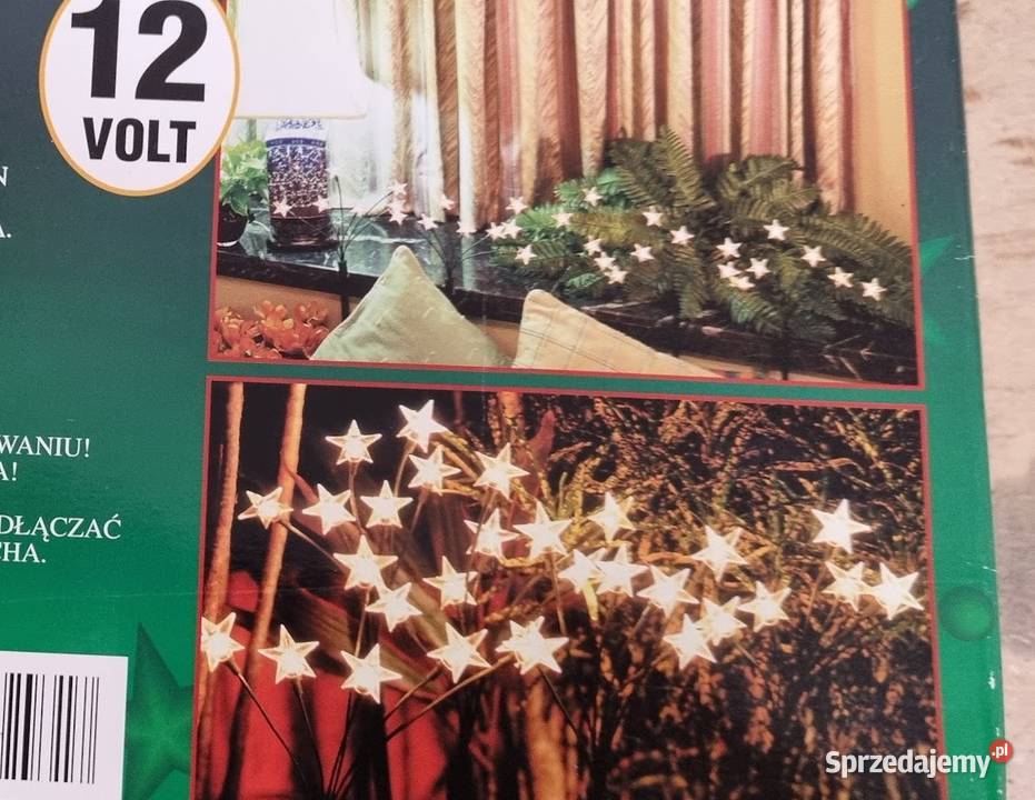 Lampki świąteczne gwiazdki Zielona Góra sprzedam