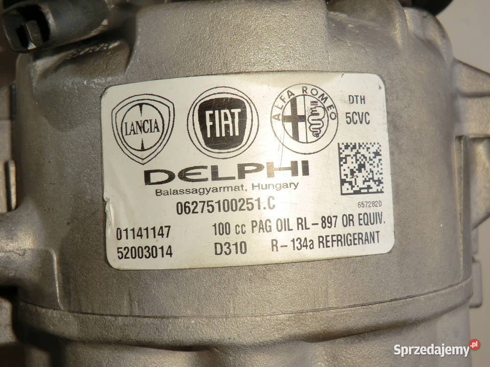 Fiat 500L 16 Sprężarka klimatyzacji 06275100251C