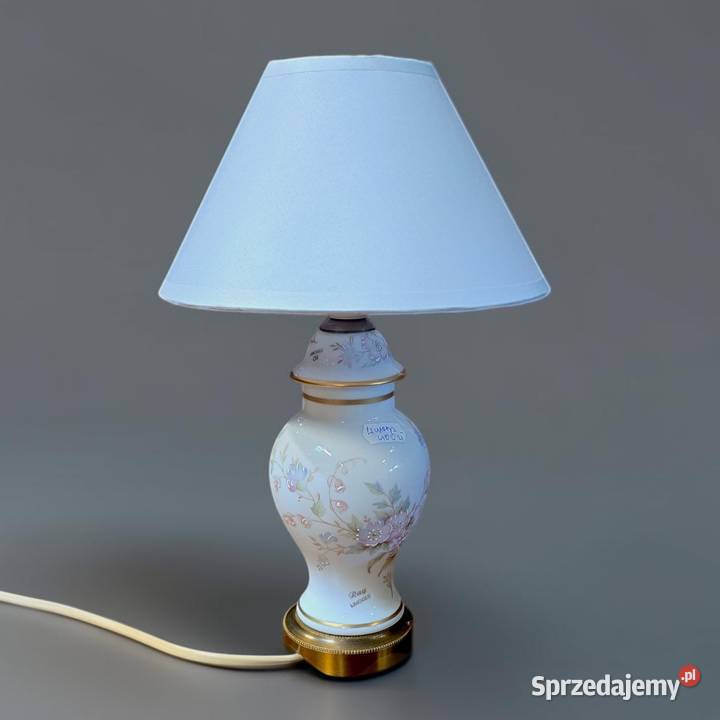 Lampka stołowa Ray Limoges Francja połowa XXw Bronisze