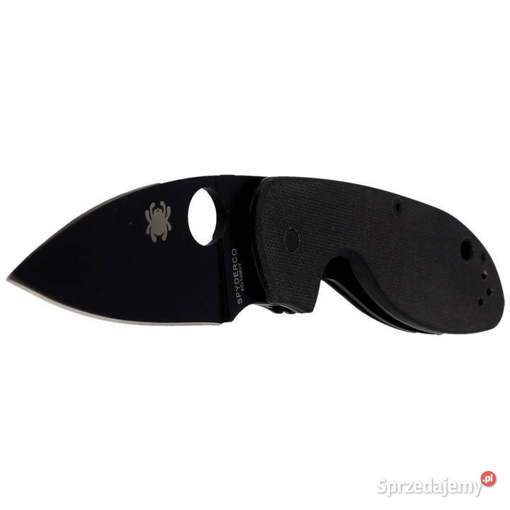 Nóż składany Spyderco Efficient Black G10 Black Warszawa