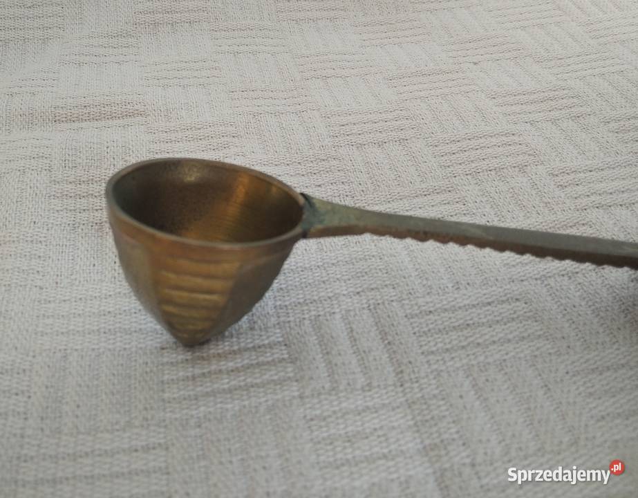 Stara miedziana łyżeczka stożek gasidło do świec Gdańsk sprzedam