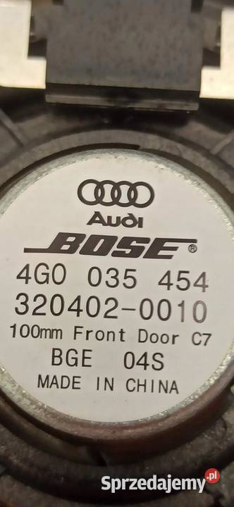 AUDI A7 4G GŁOŚNIK DRZWI PRZÓD 4G0035454 dolnośląskie