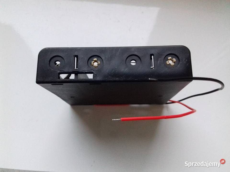 Koszyk na akumulatory 4x18650 z kablami kujawsko-pomorskie Bydgoszcz