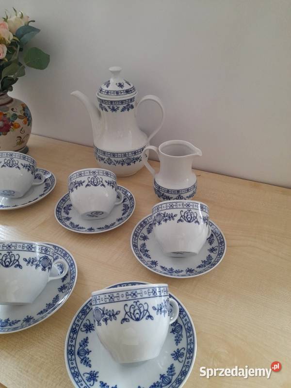 Serwis kawowy Kahla Kobaltunterylaur Bogatynia sprzedam