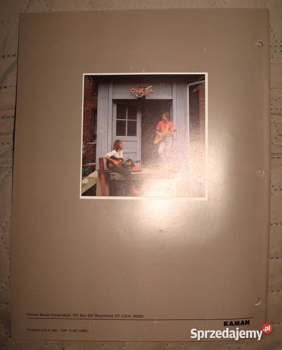 Ovation 1991 katalog gitar Kępice