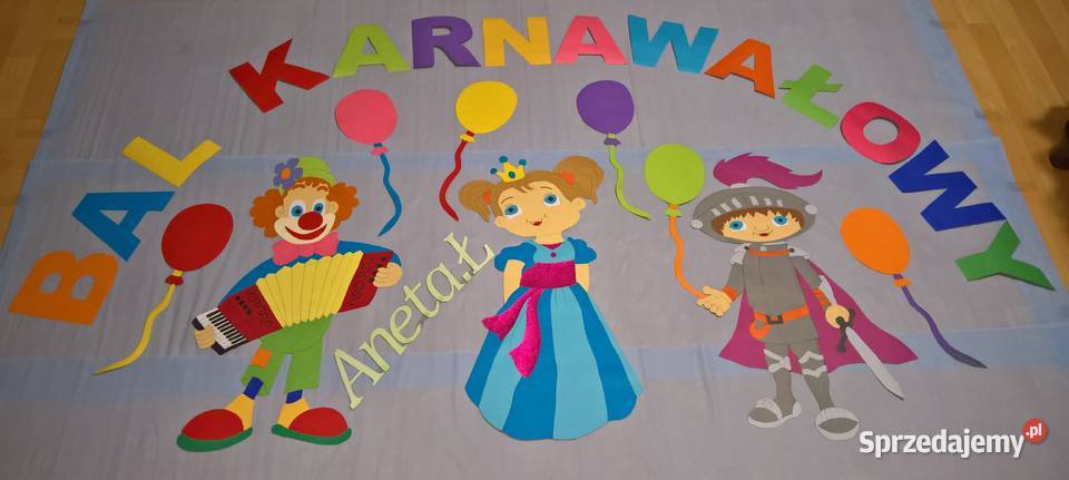 Dekoracje na Dzień Karnawał z brystolu 504 102 mazowieckie Garwolin sprzedam