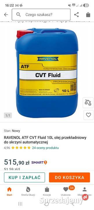 Olej przekładniowy cvt Wrocław