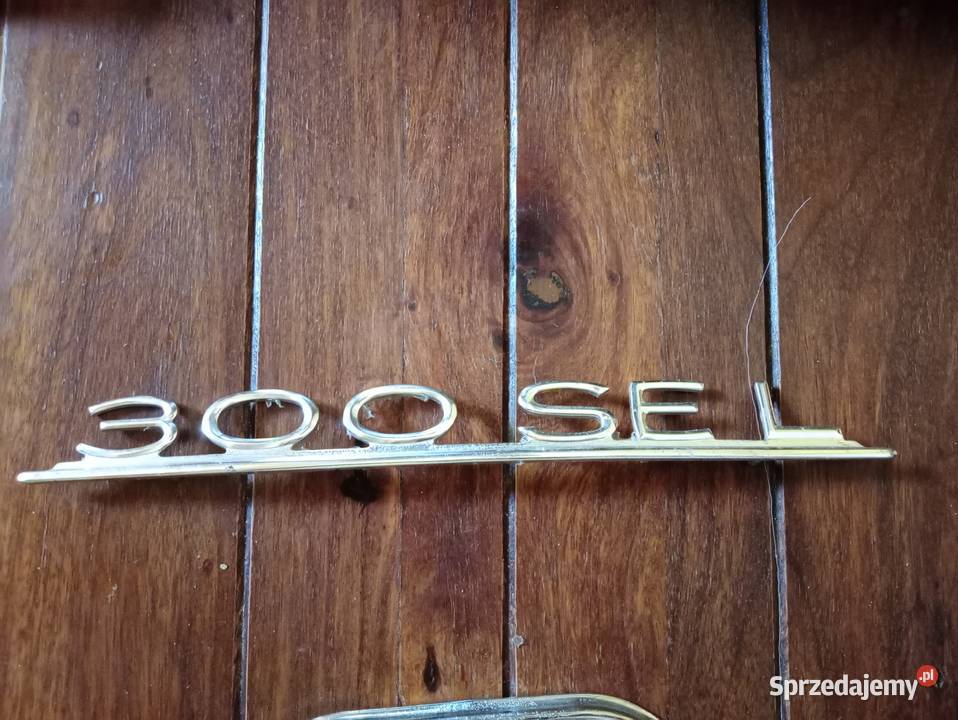 Emblemat 300 SEL legendarny MercedesBenz W109 Emblematy Kożuchów