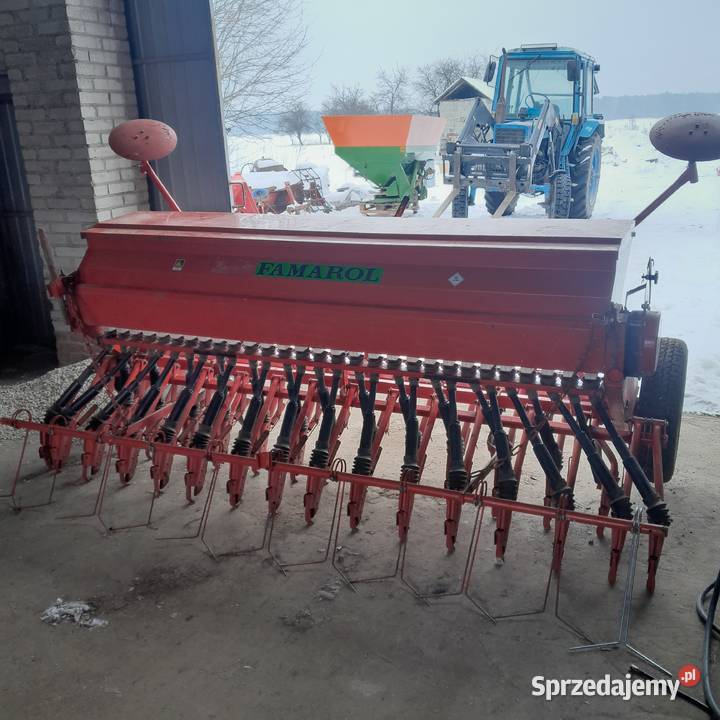 Siewnik zbożowy Famarol 3 metry 2002 drobny nieuszkodzony lubelskie Glinnik