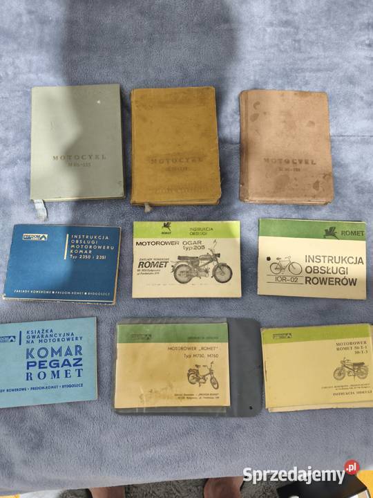 Instrukcję KomarRomet Wsk Simson Wfm MZ Junak Cz Tomaszów Mazowiecki
