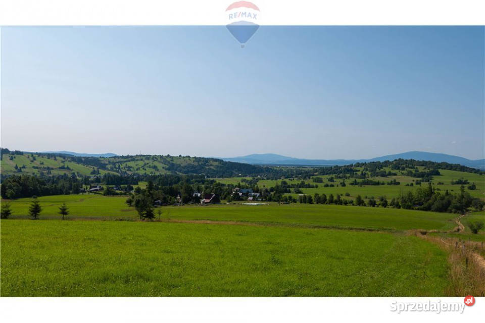 Spokojna działka z pięknym widokiem na Tatry małopolskie Dzianisz