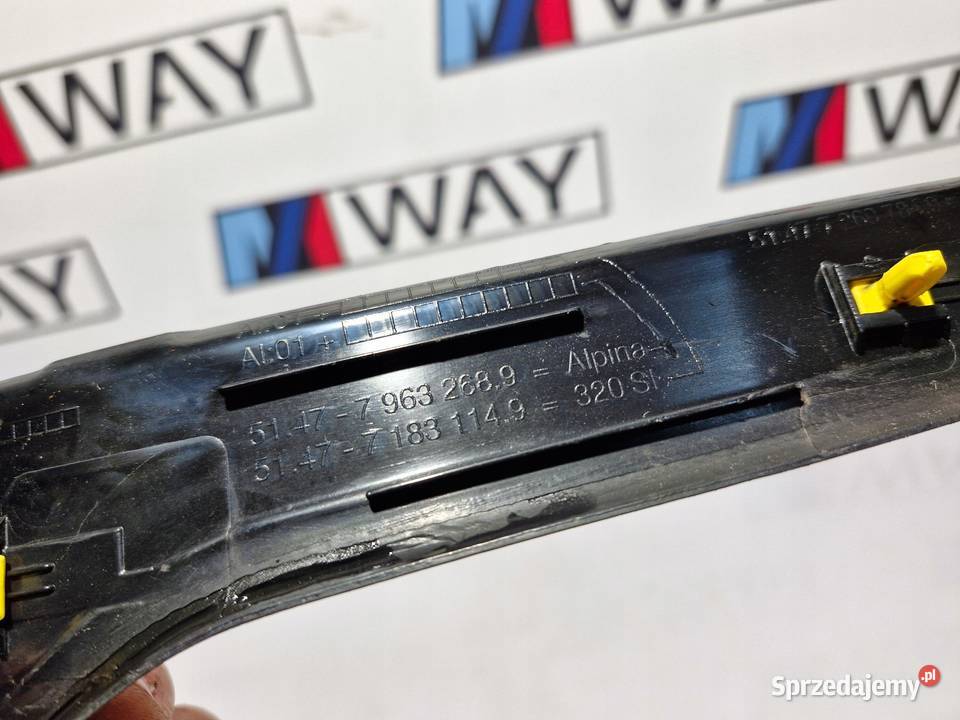 BMW 3 E90 E91 LISTWY OZDOBNE DEKORY KOMPLET sprzedam