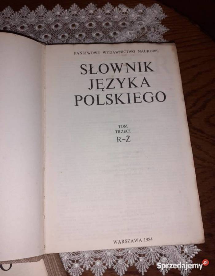 Słownik Języka Polskiego PWN III tomy Pamiątki Sosnowiec