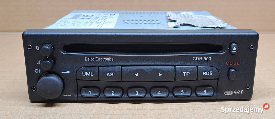 RADIO DELCO CDR500 KOD OPEL FRONTERA B ZAFIRA A dolnośląskie Mielęcin