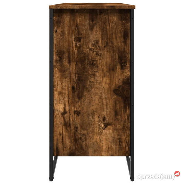 Półka na buty przydymiony dąb 80x38x78 WM848651 Warszawa sprzedam