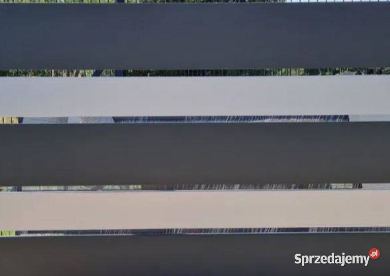 Metalowe przęsło ogrodzeniowe nowoczesne stalowe Zawoja