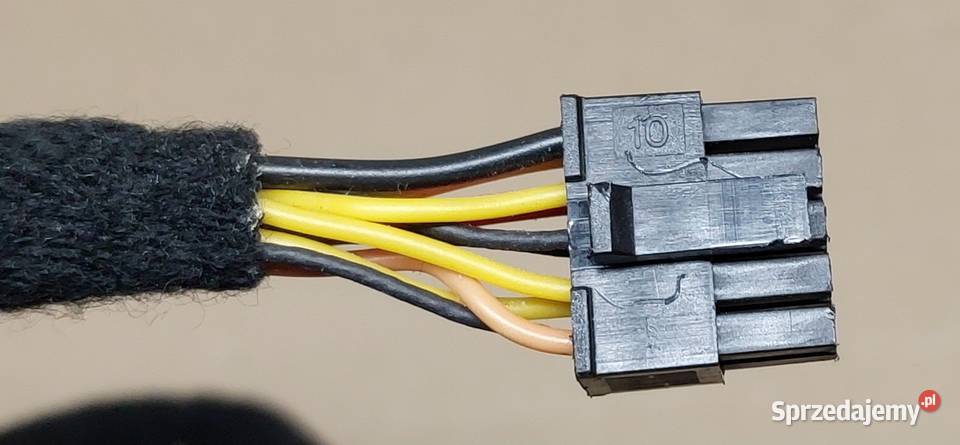 KABEL ZASILAJĄCY ZŁĄCZE PCIE 12 PIN NA 10 PCIE osobowe Układ elektryczny dolnośląskie Mielęcin