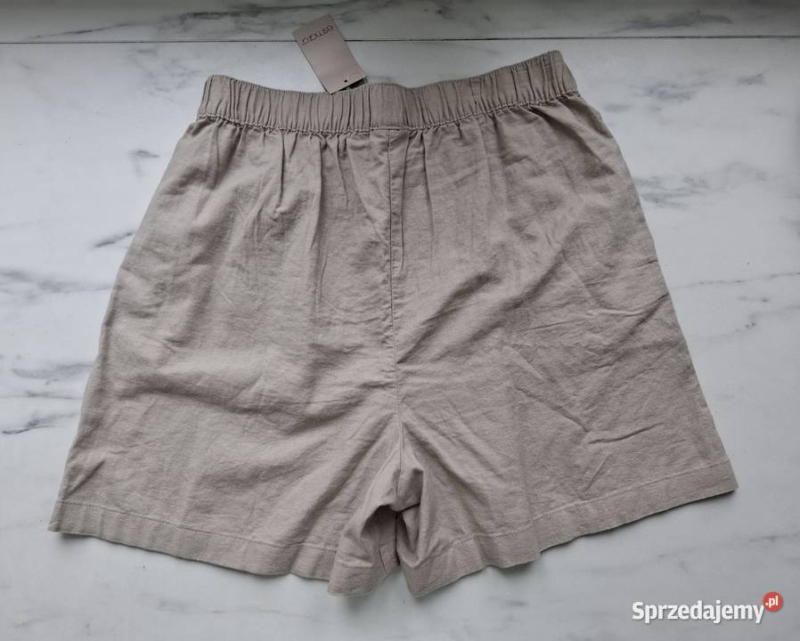 Casualowe szorty lenbawełna rozmiar 40 mazowieckie Warszawa