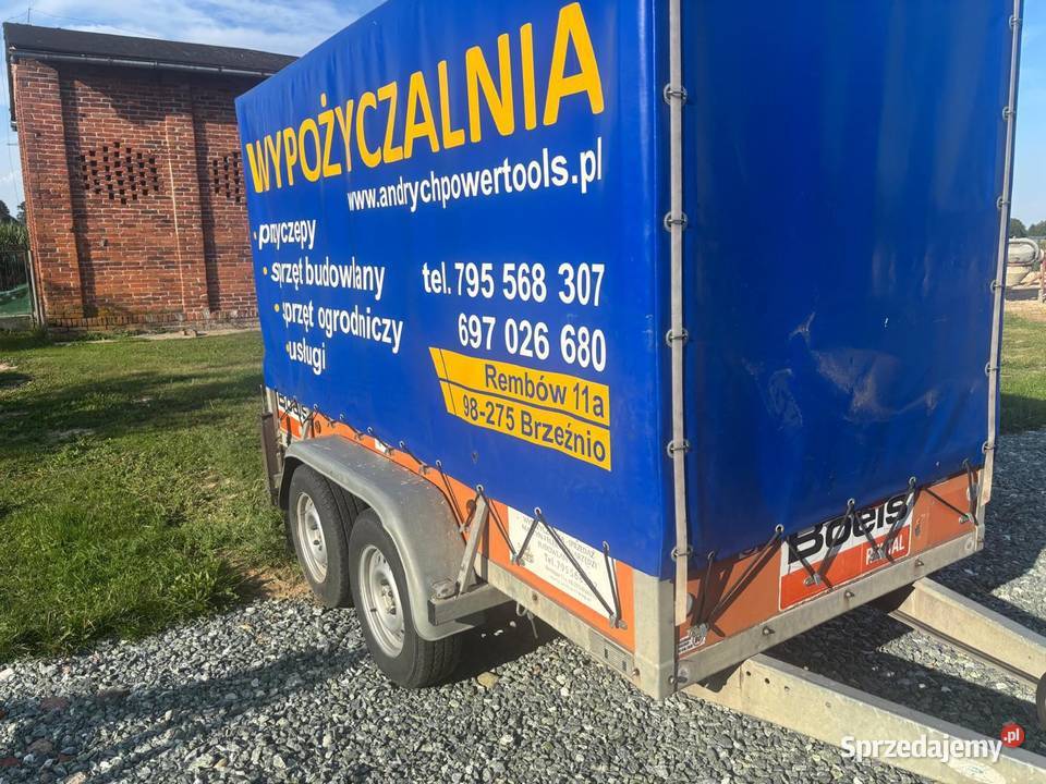 Przyczepka ciężarowa atec ladownosc 1430 1430kg Brzeźnio