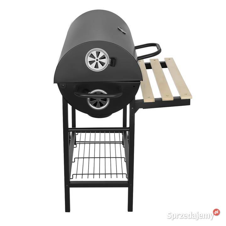 Duży zamykany grill węglowy ogrodowy na kółkach Poznań