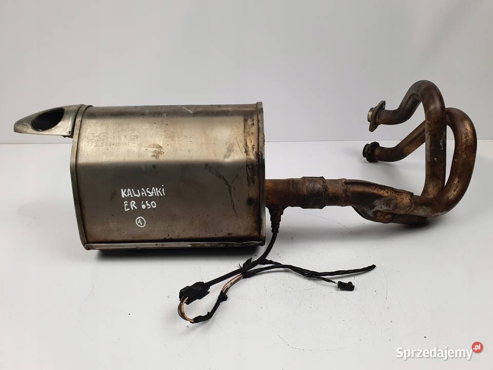 TŁUMIK WYDECH kawasaki ER6 ER6 ER650 0609 rura lubelskie Chełm