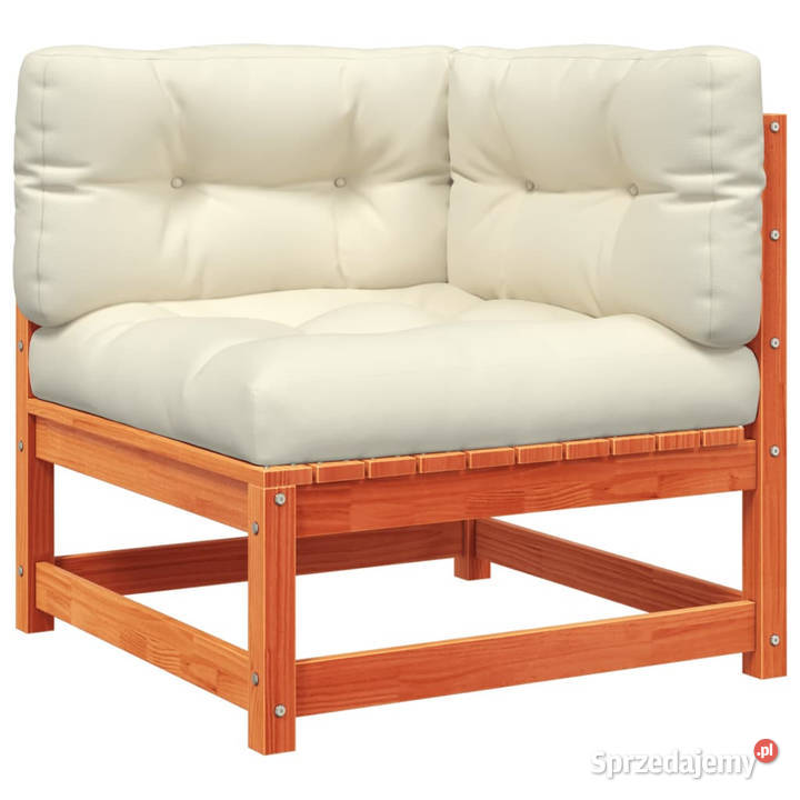 2osobowa sofa ogrodowa z poduszkami woskowy brąz Warszawa sprzedam