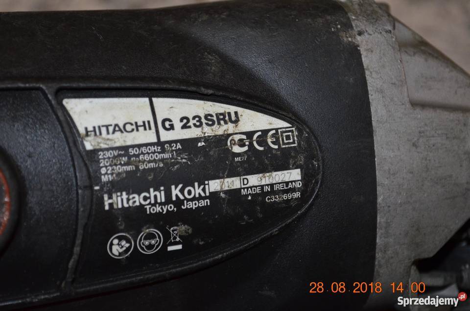 Szlifierka kątowa Hitachi G23SRU Lubawa
