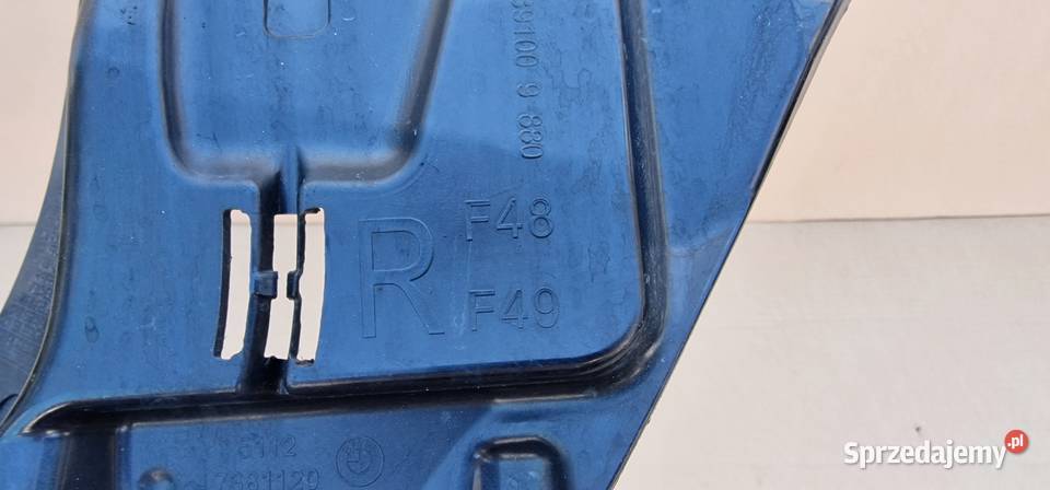 BMW X1 F48 ŚLIZG ZDERZAKA TYLNEGO TYŁ PRAWA Bieleń