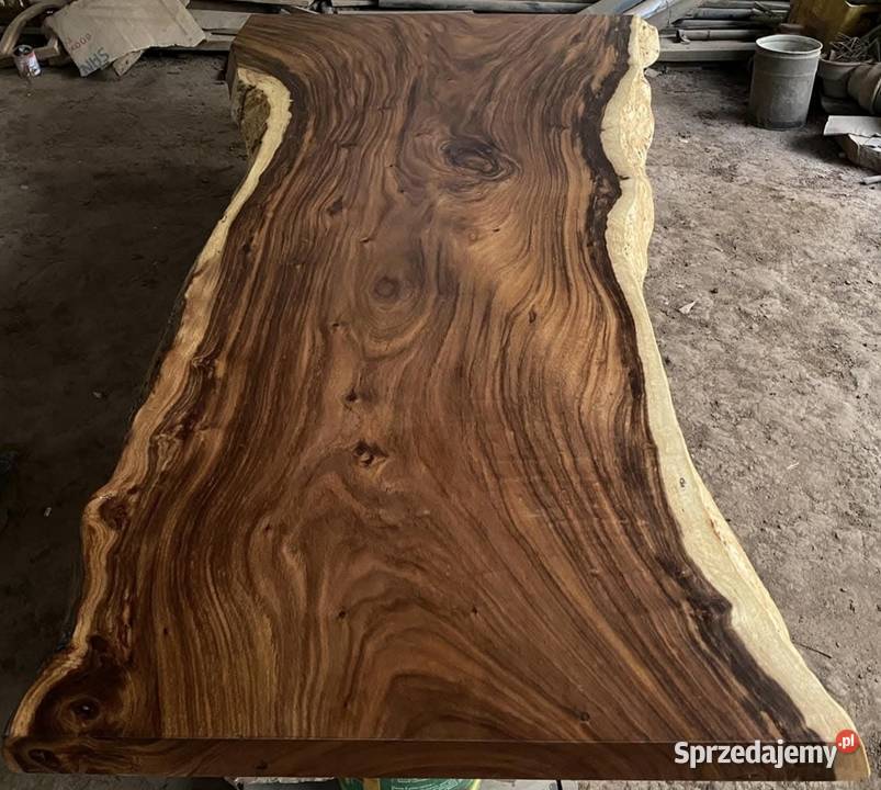 Stół monolit blat drzewo deszczowe life edge 250cm