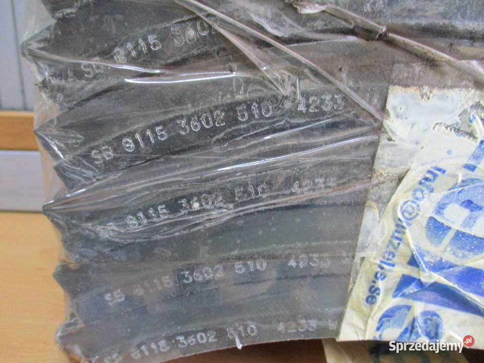 Okładziny szczęk hamulcowych Scania