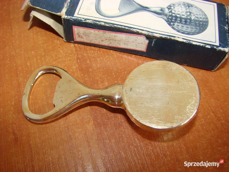 Piłka golfowa otwieracz do butelek plater