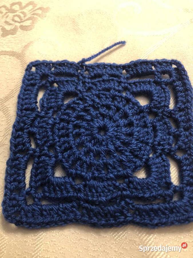 kwadrat babuni rękodzieło pled poduszka 1314 29 mazowieckie Zegrze