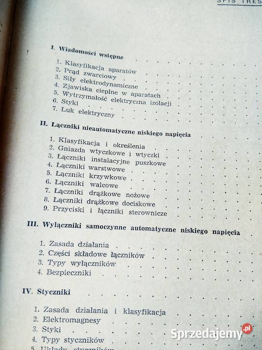 Aparaty elektryczne Kacejko podręczniki Warszawa