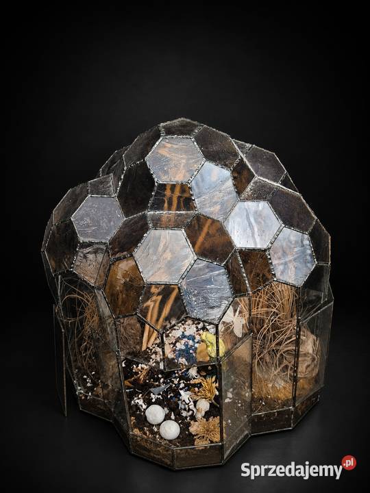 Unikatowe Terrarium w Stylu Tiffanyego Szklana Poddębice