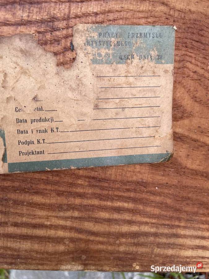 drewniane krzesło PRL Pruszcz Gdański sprzedam