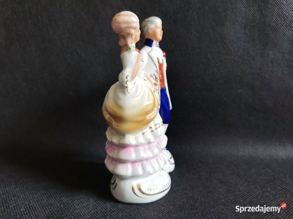 Stara figurka Markiz i Markiza porcelana Jan śląskie Katowice