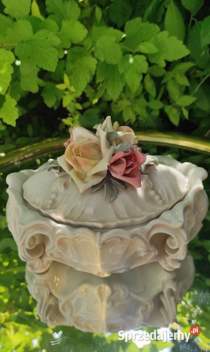 SZKATUŁA PORCELANOWA KARL ENS VOLKSTEDT RÓŻE Pabianice sprzedam