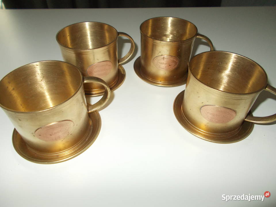 Stare holenderskie kubki ze spodkami Warszawa