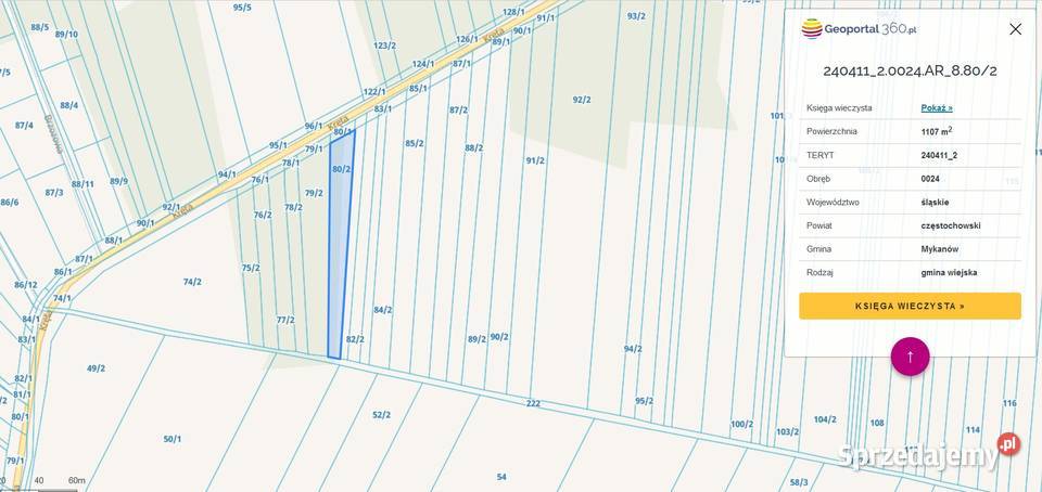 Sprzedam działkę rekreacyjną 120m Rybna sprzedam