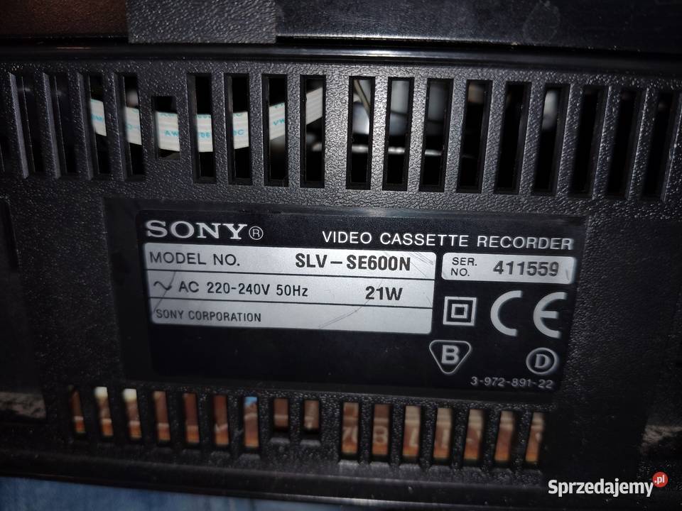 Magnetowid VHS Sony Wągrowiec