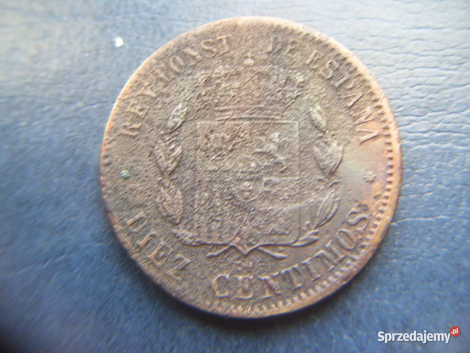 Stare monety 10 centym 1878 Hiszpania 2 Lesko sprzedam