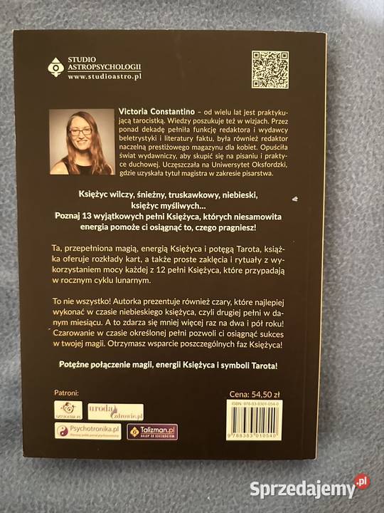 Tarot księżycowy nowa książka kujawsko-pomorskie Grudziądz