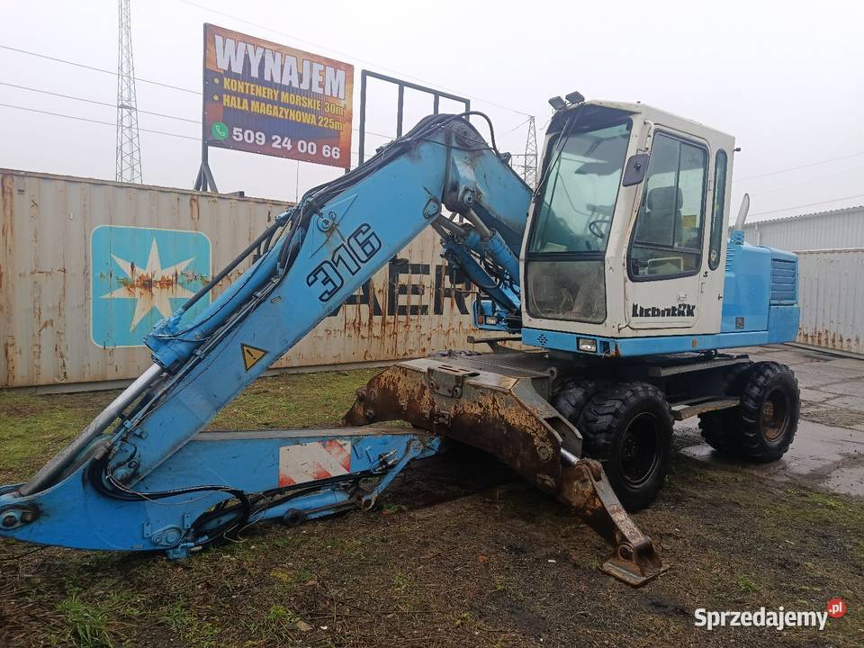 KOPARKA KOŁOWa LIEBHERR A316 1999 r SILNIK DEUTZ Legnica