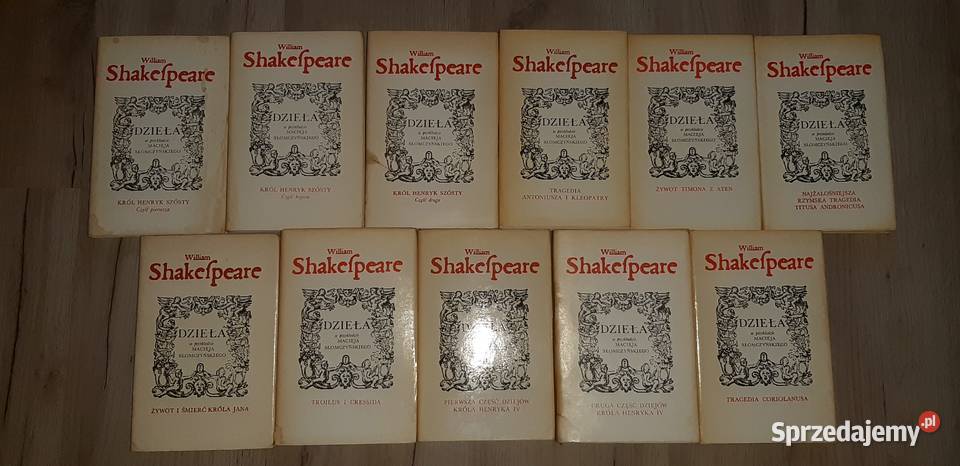 Książki Wiliam Shakespeare 11 tomów Pozostałe Kraków