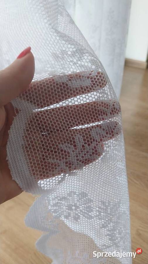 Firanka ażurowa koronkowa podwiazywana 500x220 Częstochowa