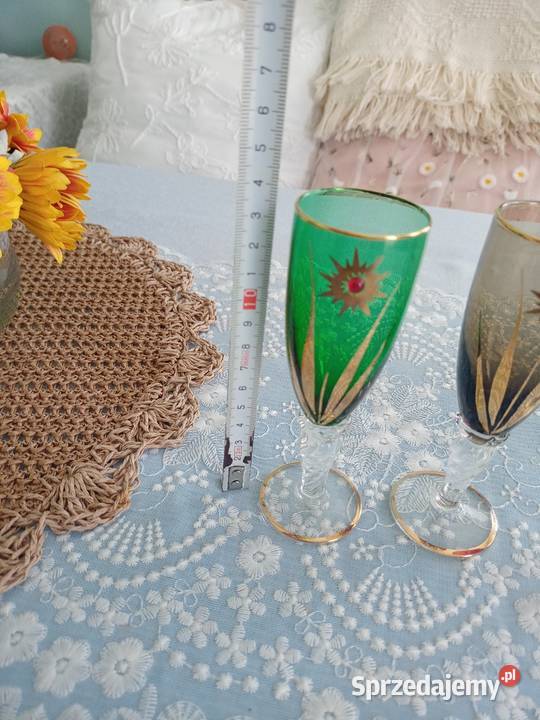 Kieliszki Vintage wielkopolskie Poznań sprzedam