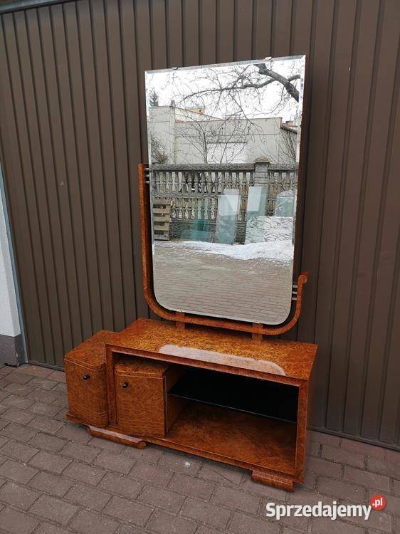 Toaletka Art Deco Politura OrzechUnikat Stara Swarzędz