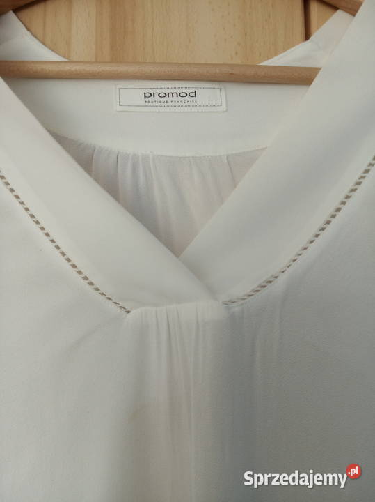Elegancka biała bluzka PROMOD M 38 mazowieckie Warszawa sprzedam