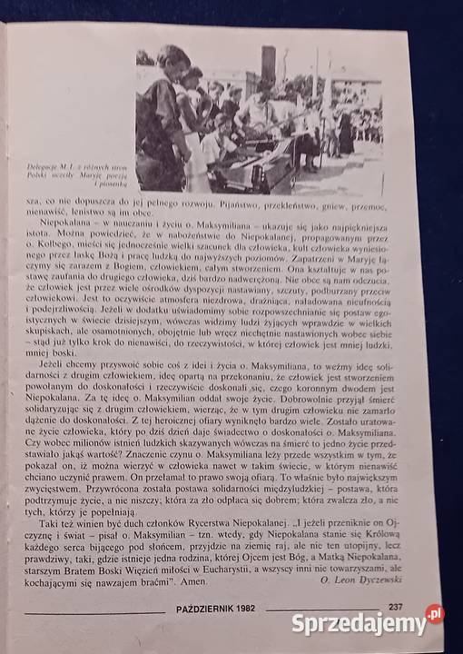 Rycerz Niepokalanej 10 316 październik 1982 r Koźminek