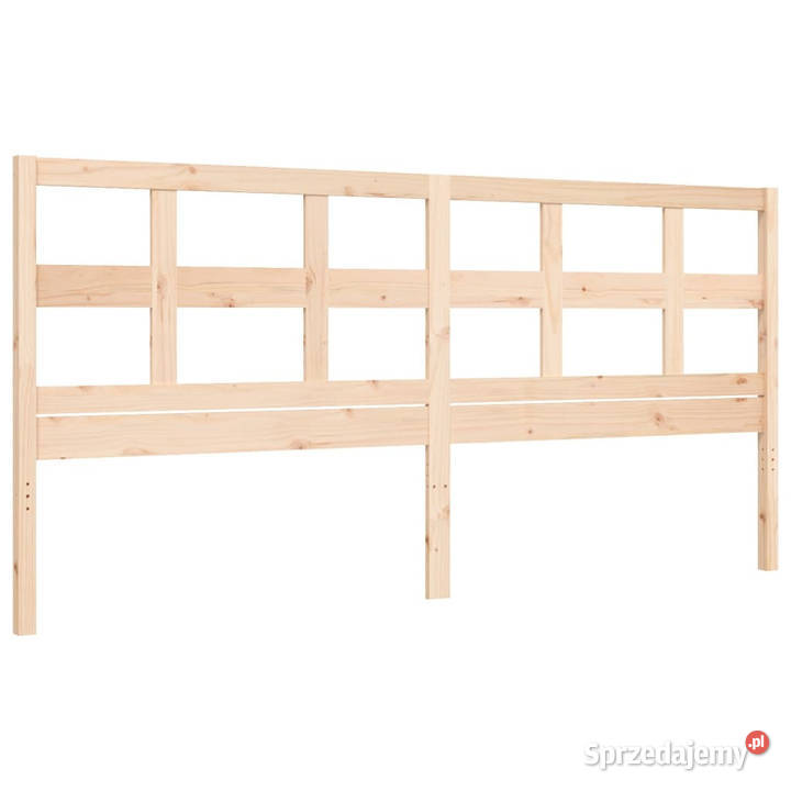 Rama łóżka z wezgłowiem lite drewno 200x200 Warszawa